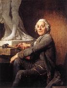 DUPLESSIS, Joseph Siffrein Christophe Gabriel Allegrain, Sculptor dsg oil painting